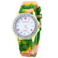 Filles de conception originale de diamants montres Silicone